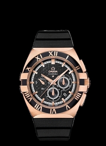 AAAA Copia Omega Constellation Doppio Aquila Cronografo Co-Axial - Oro rosso in cinturino in gomma - 121.62.41.50.01.001 AAAA Copia Omega Constellation Doppio Aquila Cronografo Co-Axial - Oro rosso in cinturino in gomma - 121.62.41.50.01.001