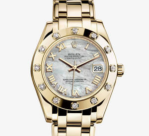 Rolex Datejust Special Edition Watch: oro giallo 18 ct - M81318 - 0005 Rolex Datejust Special Edition Watch: oro giallo 18 ct - M81318 - 0005