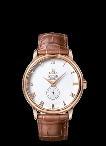 AAAA copia Omega De Ville Prestige Co-Axial Small Seconds 39 mm - oro rosso su Cinturino di pelle - 4614.20.02 AAAA copia Omega De Ville Prestige Co-Axial Small Seconds 39 mm - oro rosso su Cinturino di pelle - 4614.20.02