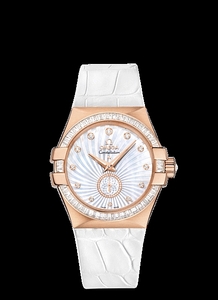 AAAA Copia Omega Constellation Co-Axial Secondi Piccoli 35 mm - Oro rosso in cinturino in pelle - 123.58.35.20.55.002 AAAA Copia Omega Constellation Co-Axial Secondi Piccoli 35 mm - Oro rosso in cinturino in pelle - 123.58.35.20.55.002